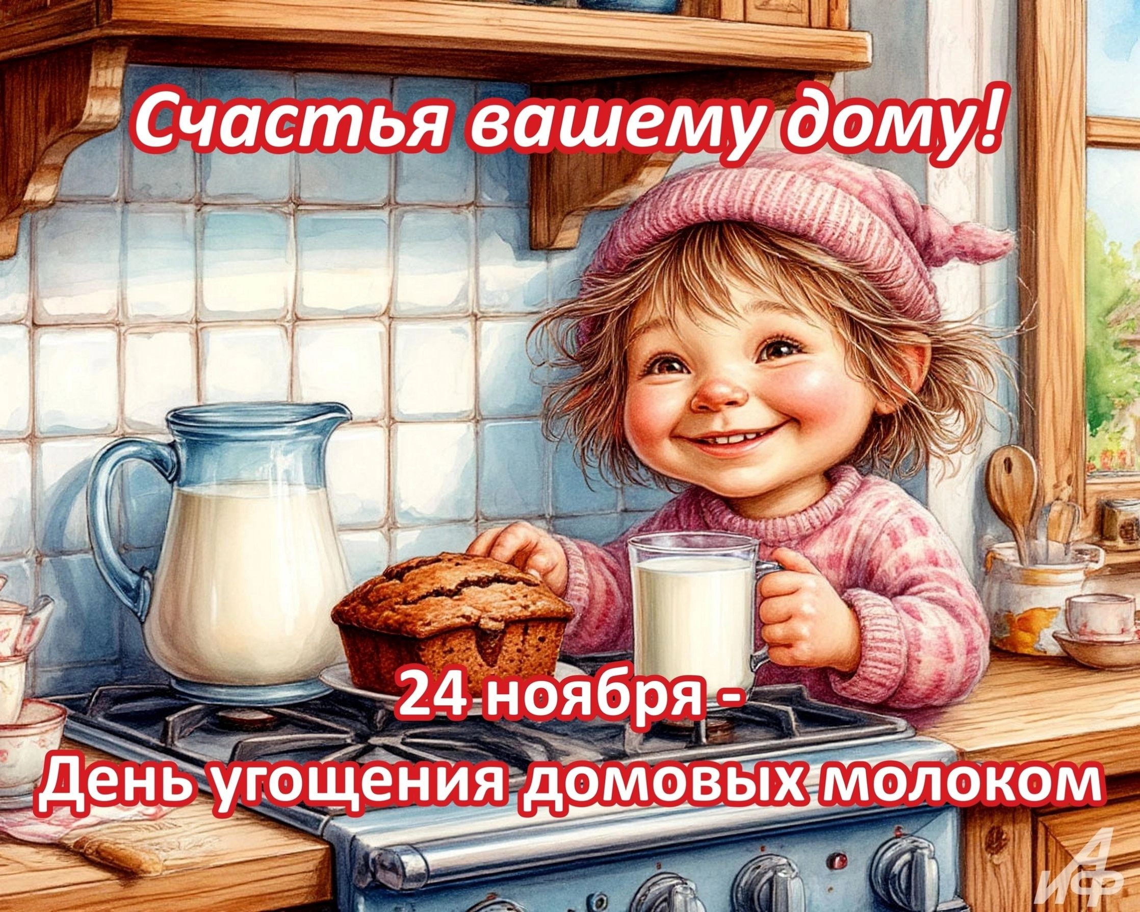 Счастья вашему дому! 24 ноября - День угощения домовых молоком