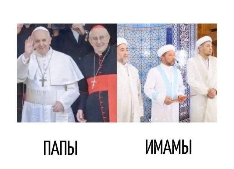ПАПЫ  ИМАМЫ
