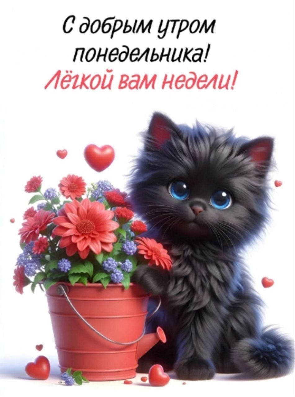 С добрым утром понедельника! Лёгой вам недели!