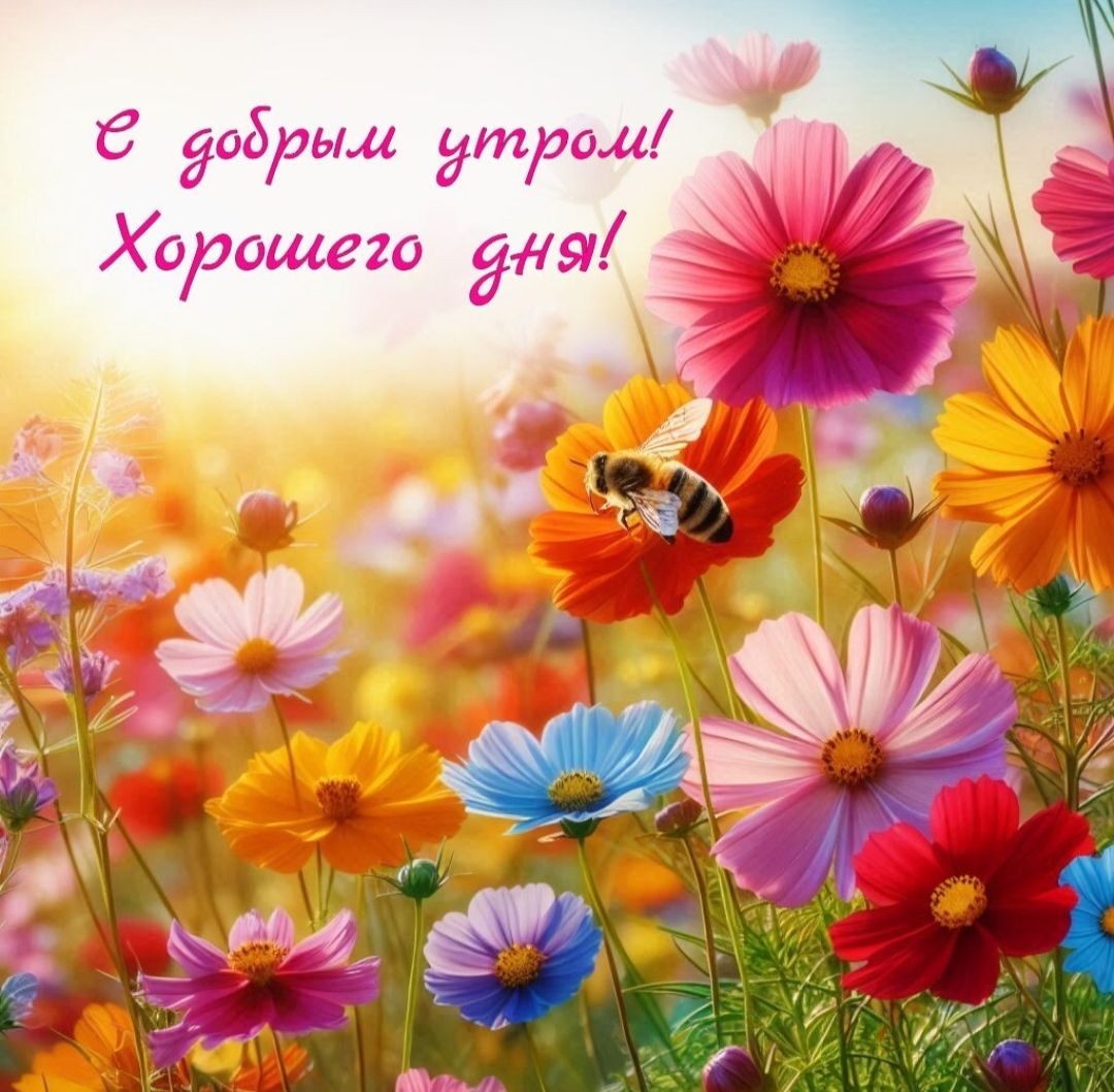 С добрым утром! Хорошего дня!