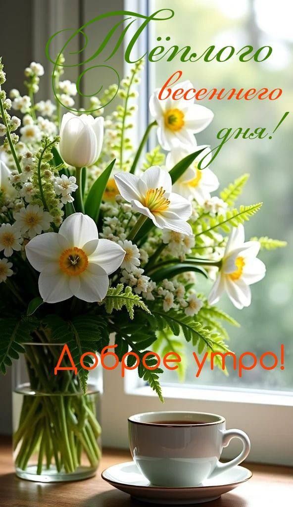 Тёплого весеннего дня!
Доброе утро!