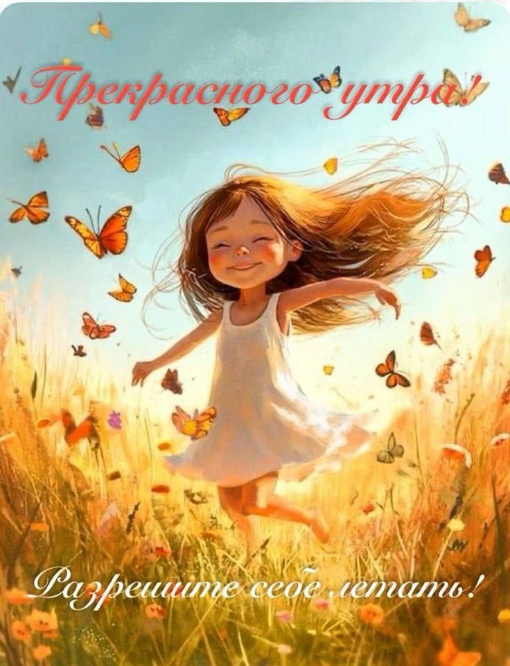 Прекрасного утра! Разрешите себе летать!