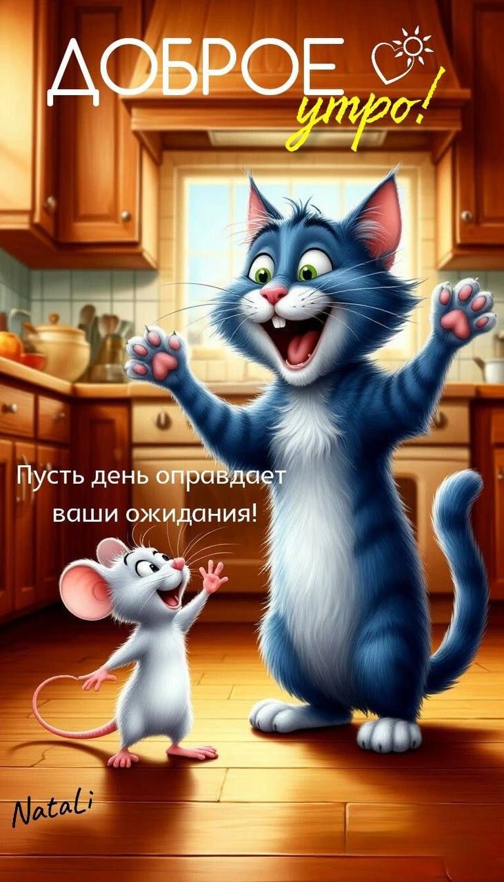 Доброе утро! Пусть день оправдает ваши ожидания!