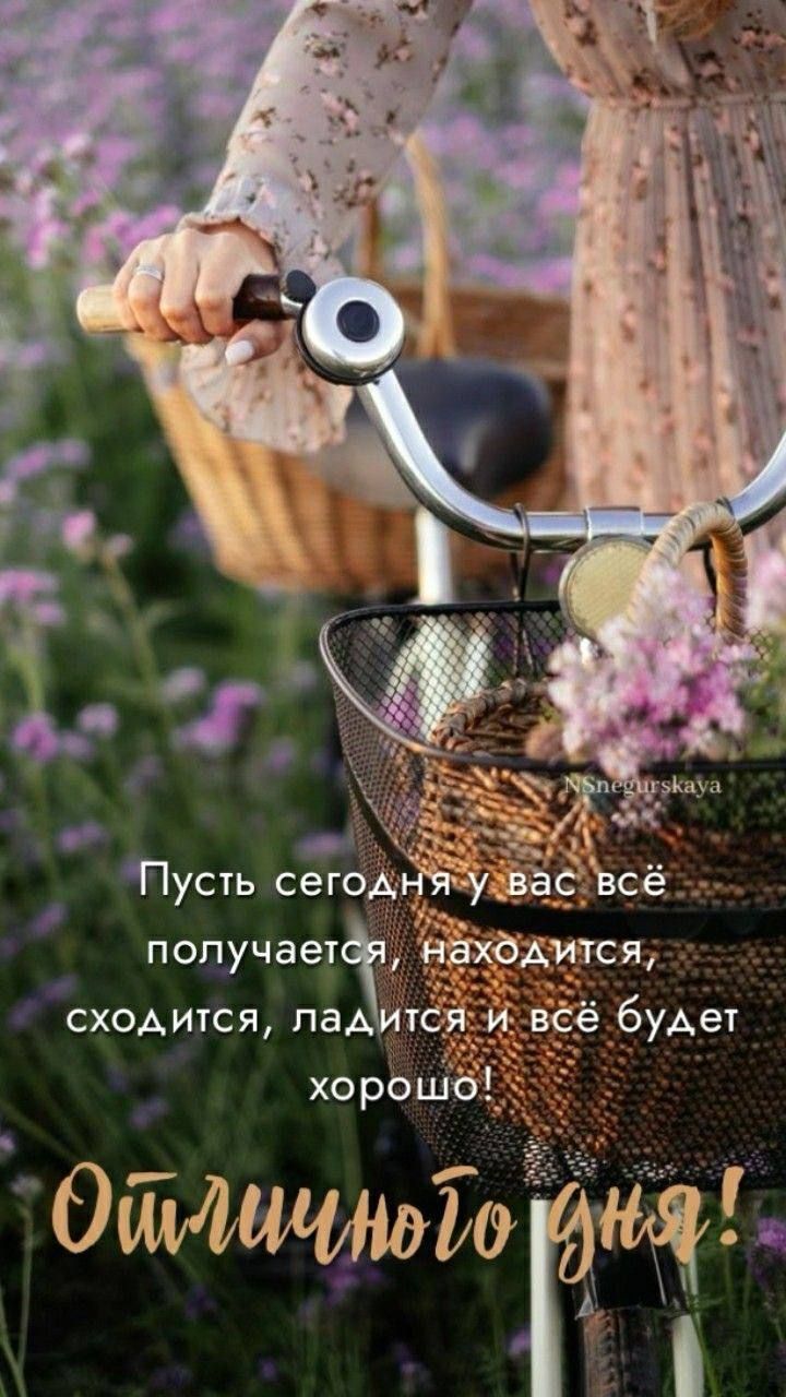 Пусть сегодня у вас всё получается, находится, сходится, ладится и всё будет хорошо!
Отличного дня!
