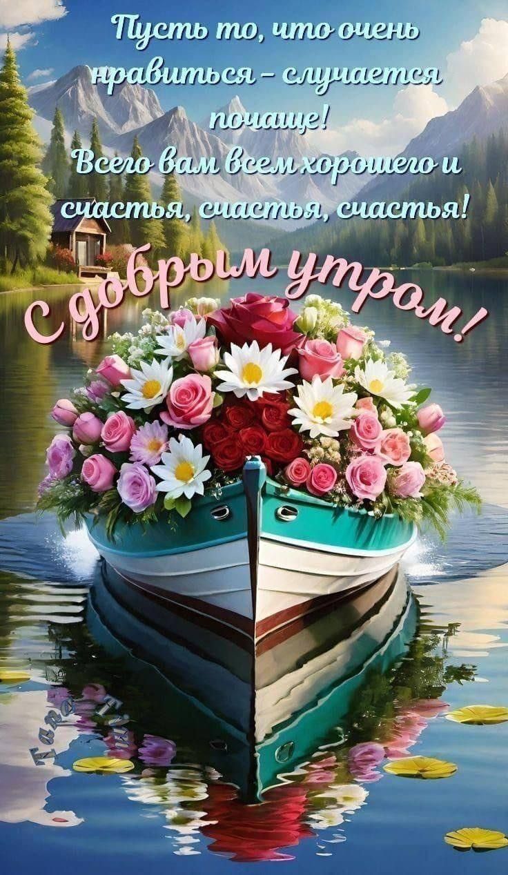 Пусть то, что очень нравится – случается почаще! Всего вам всем хорошего и счастья, счастья, счастья! С добрым утром!