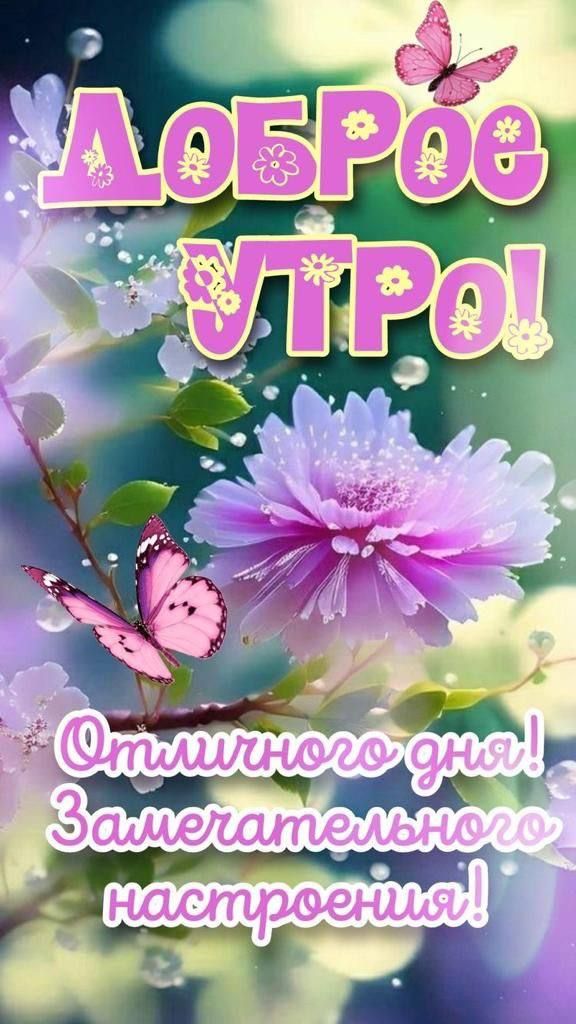 ДОБРОЕ УТРО! Отличного дня! Замечательного настроения!