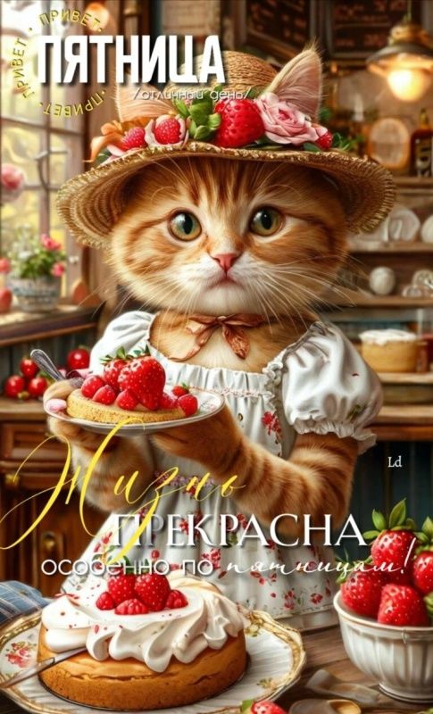 ПЯТНИЦА

Жизнь прекрасна
особенно по пятницам!
