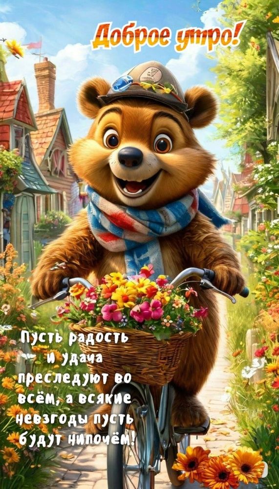 Доброе утро!
Пусть радость — и удача преследуют во всём, а всякие невзгоды пусть будут нипочём!