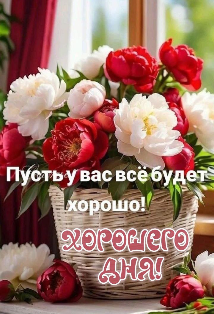 Пусть у вас всё будет хорошо! ХОРОШЕГО ДНЯ!
