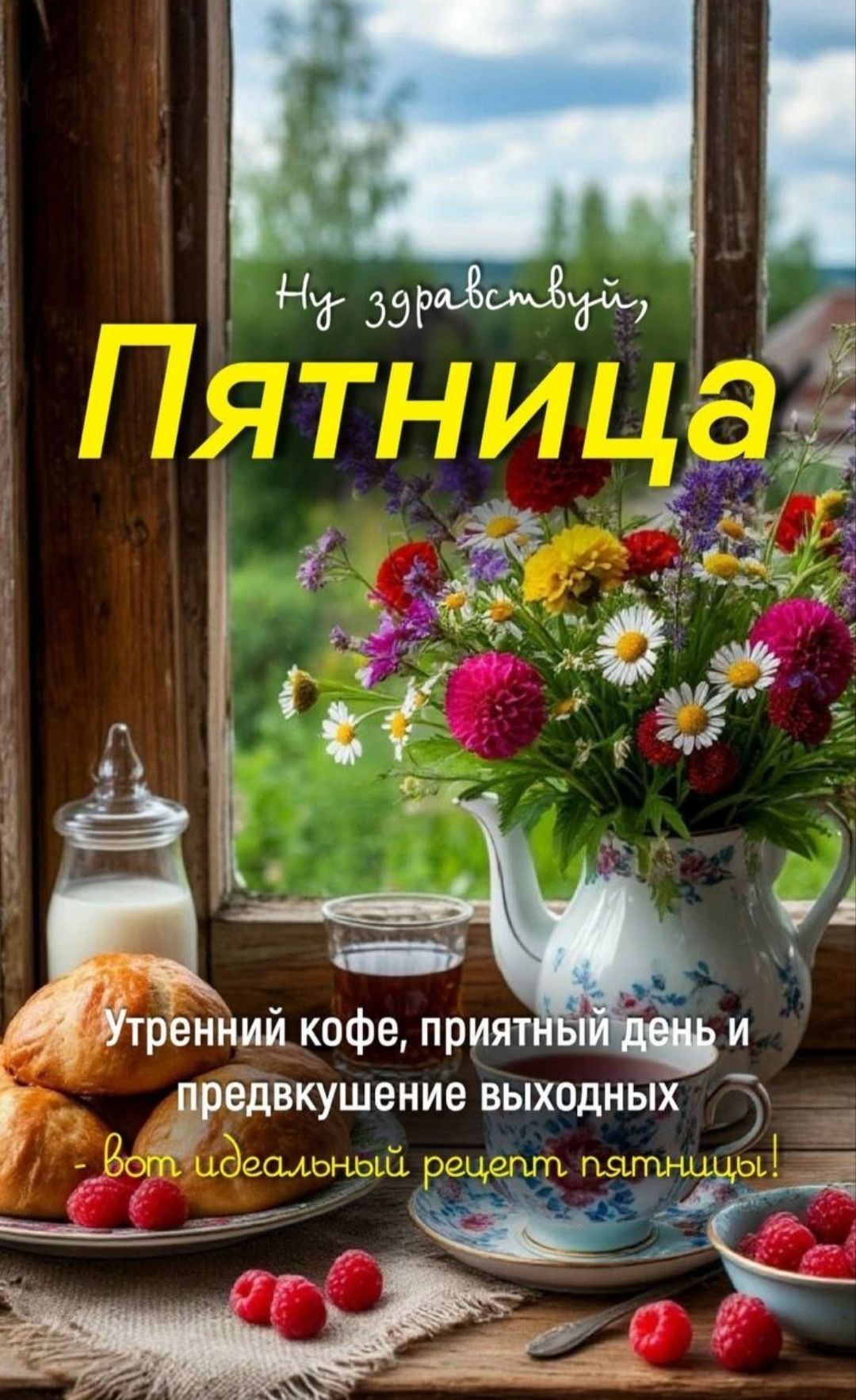 Ну здравствуй, Пятница
Утренний кофе, приятный день и предвкушение выходных вот идеальный рецепт пятницы!