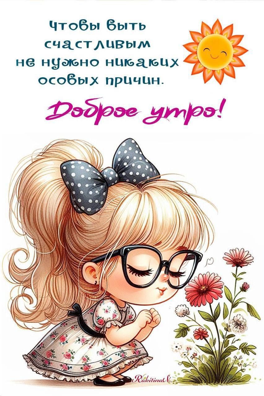 Чтобы быть счастливым не нужно никаких особых причин.
Доброе утро!