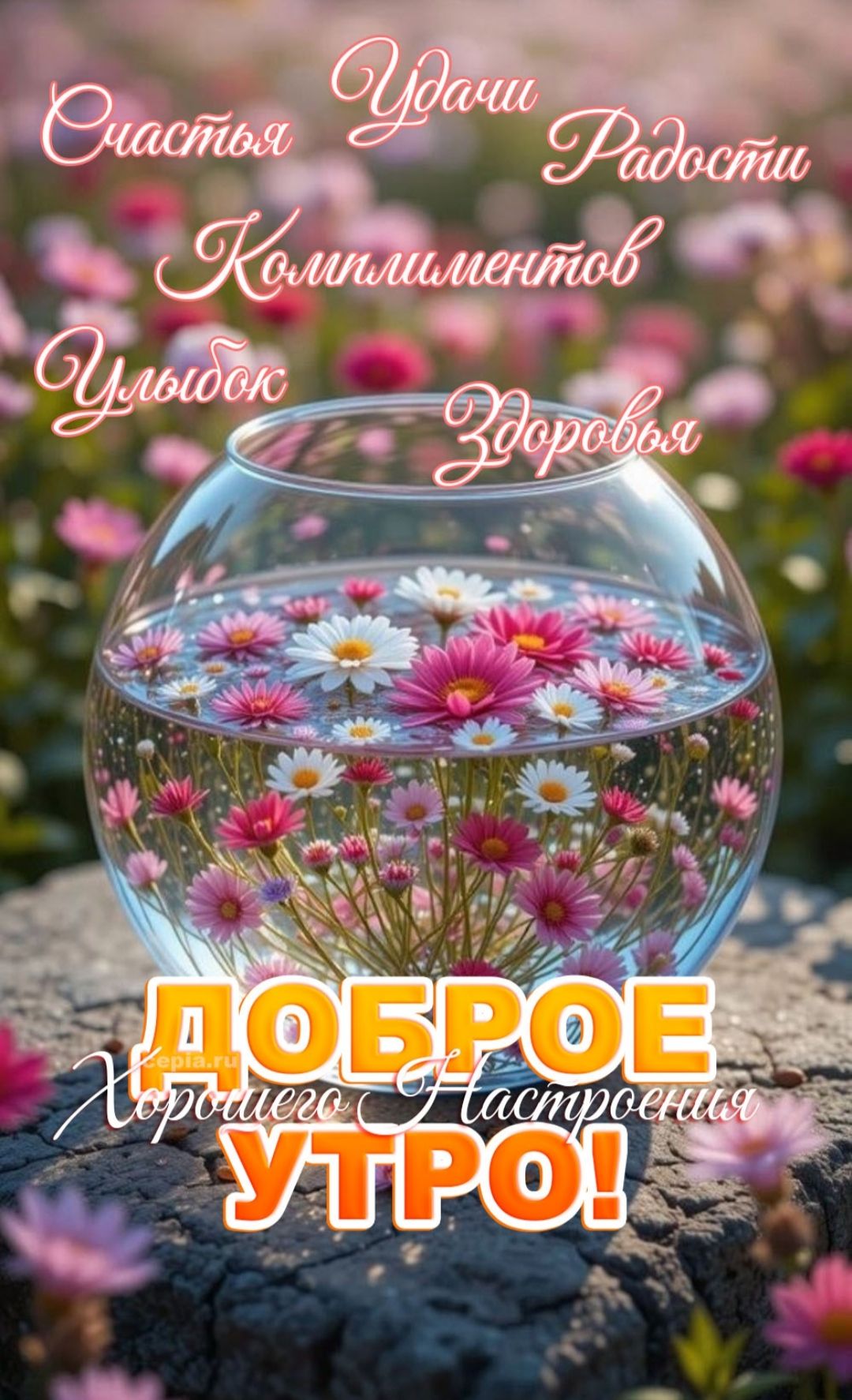 Счастья Удачи Радости Комплиментов Улыбок Здоровья ДОБРОЕ ХОРОШЕГО НАСТРОЕНИЯ УТРО!