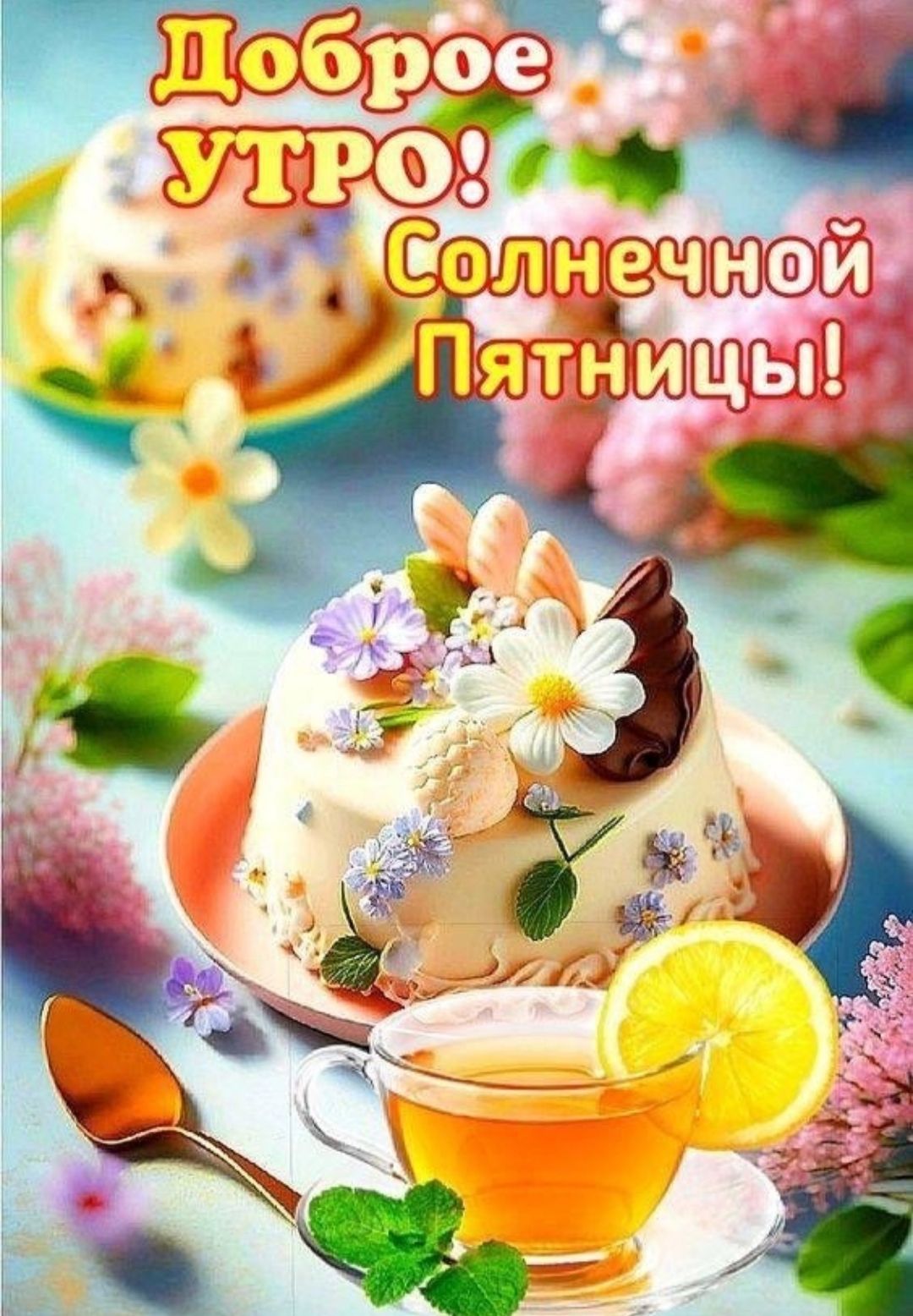 Доброе УТРО! Солнечной Пятницы!