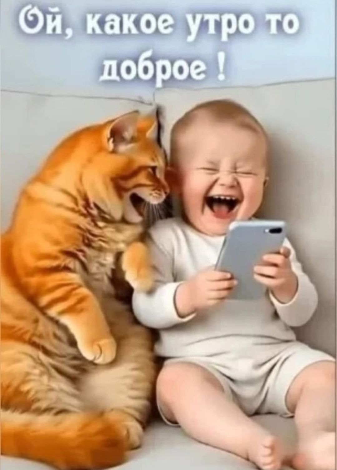 Ой, какое утро то доброе !