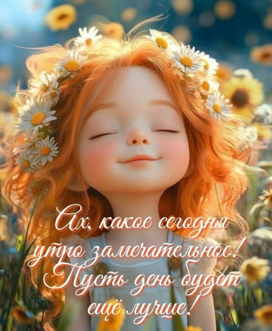 Ах, какое сегодня утро замечательное! Пусть день будет ещё лучше!