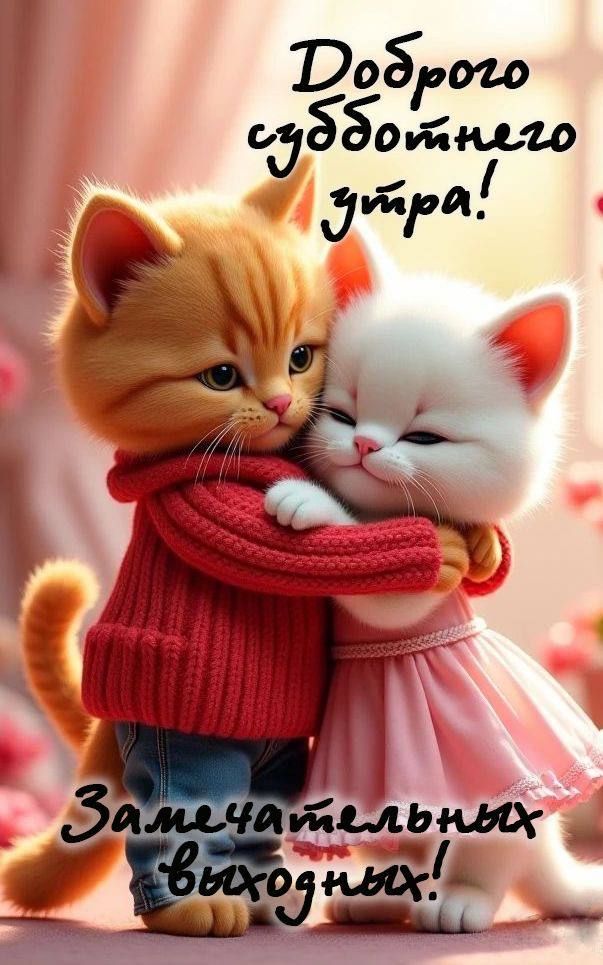 Доброго субботнего утра! Замечательных выходных!