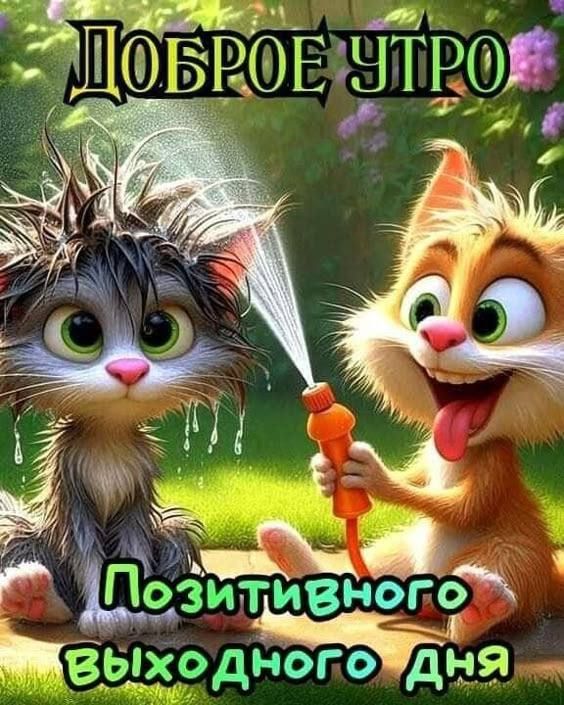 Доброе утро
Позитивного выходного дня