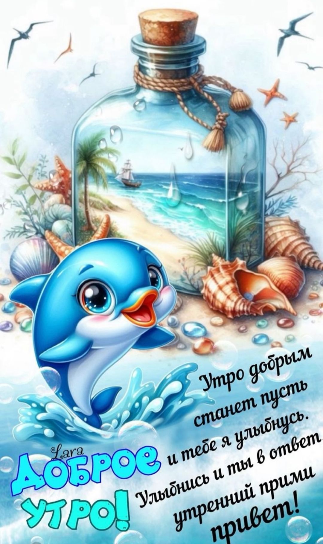 Доброе утро! Утро добрым станет пусть и тебе я улыбнусь. Улыбнись и ты в ответ прими утренний привет!