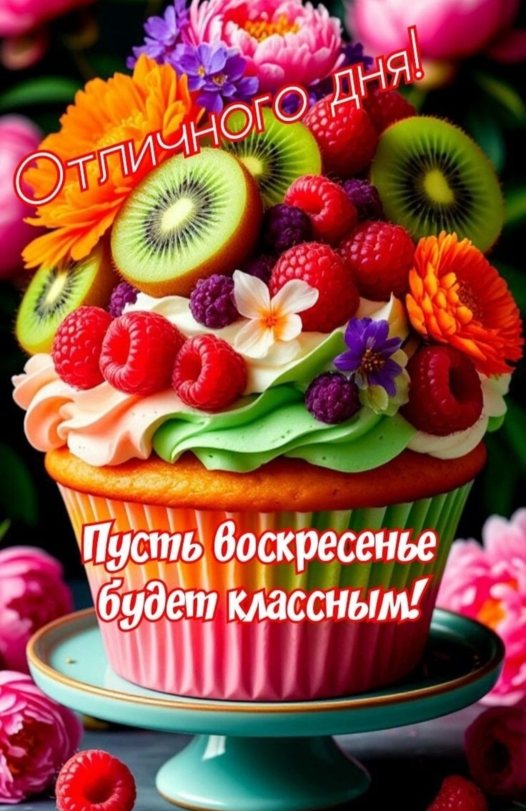 Отличного дня! Пусть воскресенье будет классным!