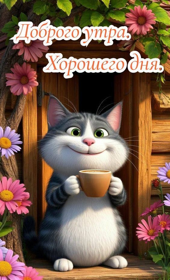 Доброе утро. Хорошего дня.