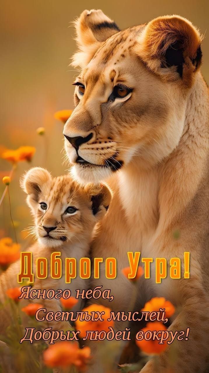 Доброе утро! Ясного неба, Светлых мыслей, Добрых людей вокруг!