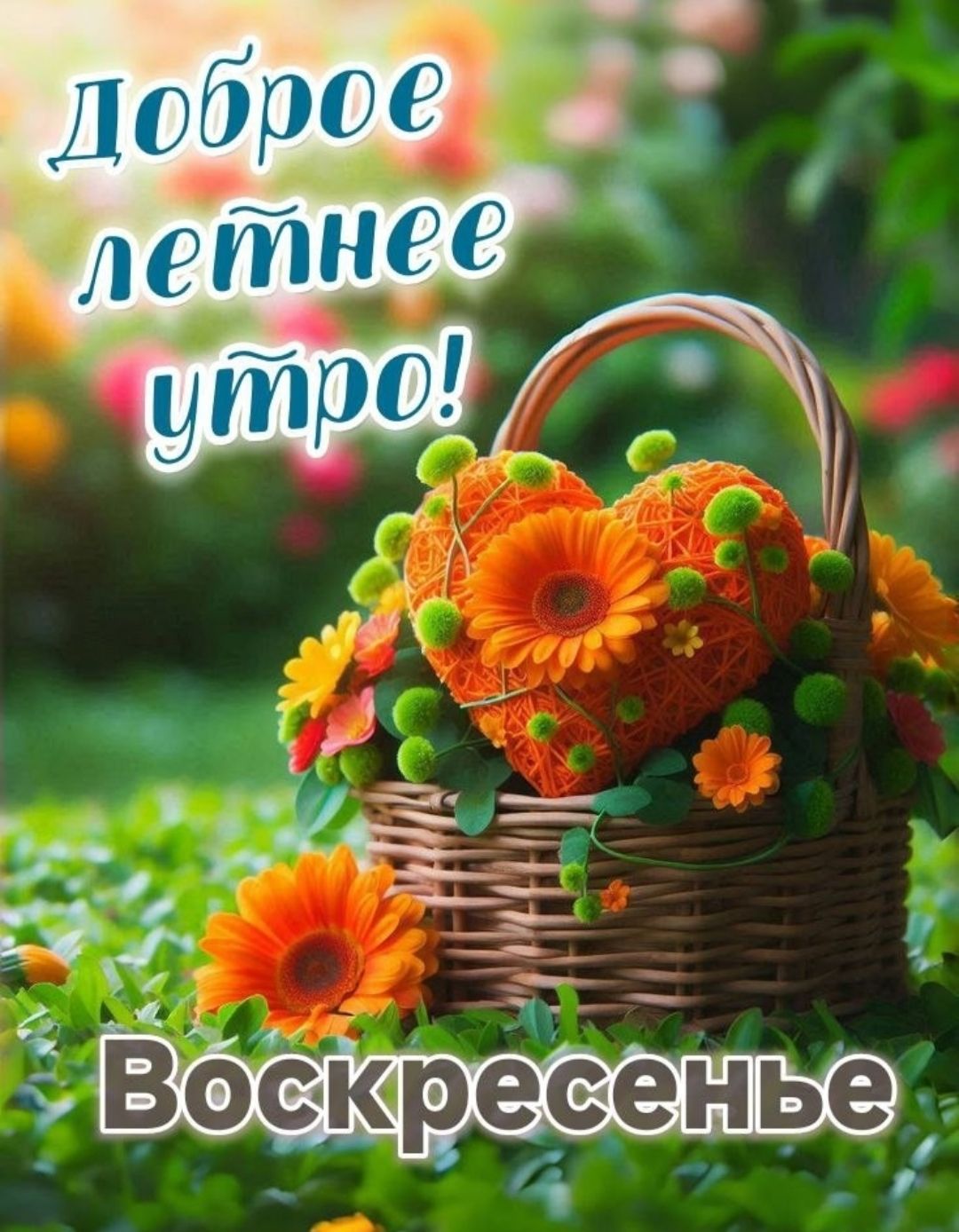 Доброе летнее утро! Воскресенье