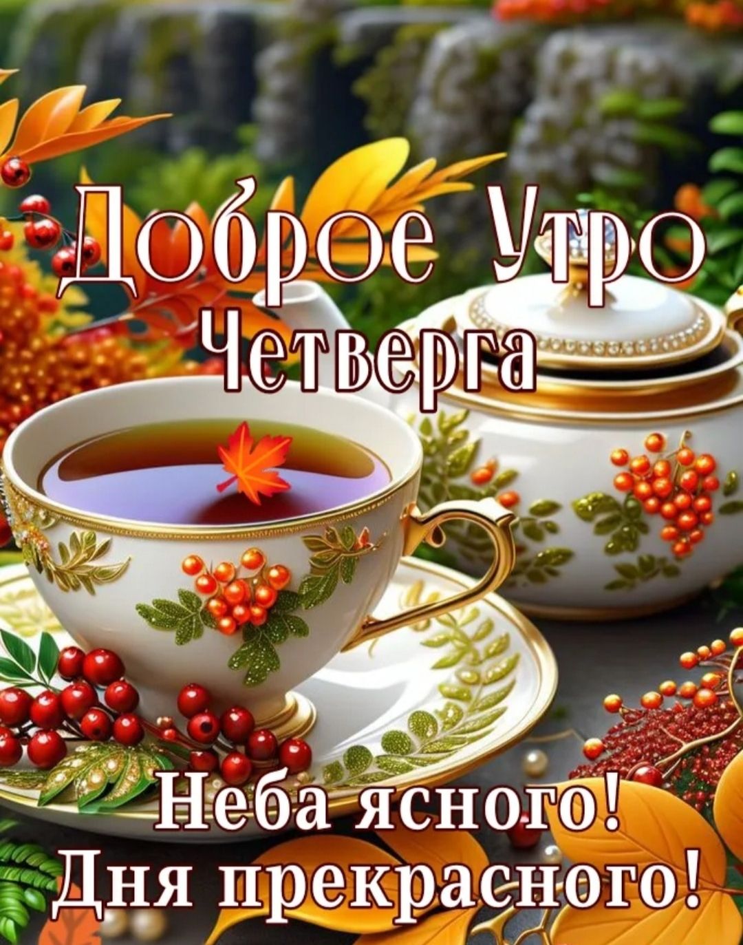 Доброе Утро Четверга Неба ясного! Дня прекрасного!