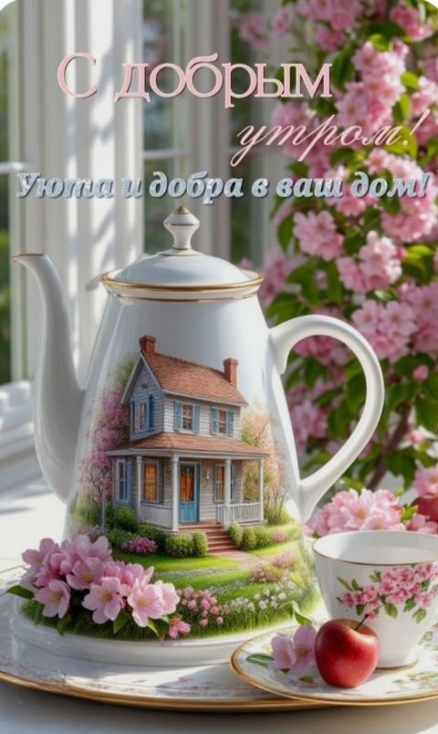 С добрым утром! Уюта и добра в ваш дом!