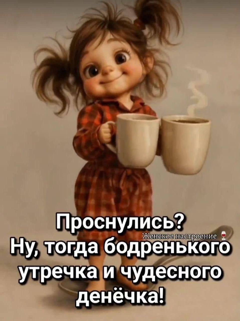 Проснулись? Ну, тогда бодренького утречка и чудесного денёчка!