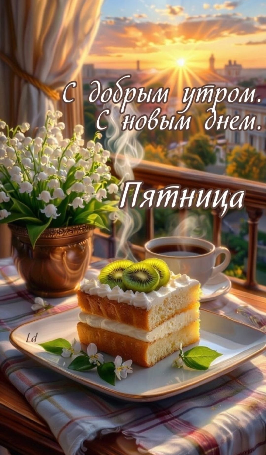 С добрым утром. С новым днем. Пятница