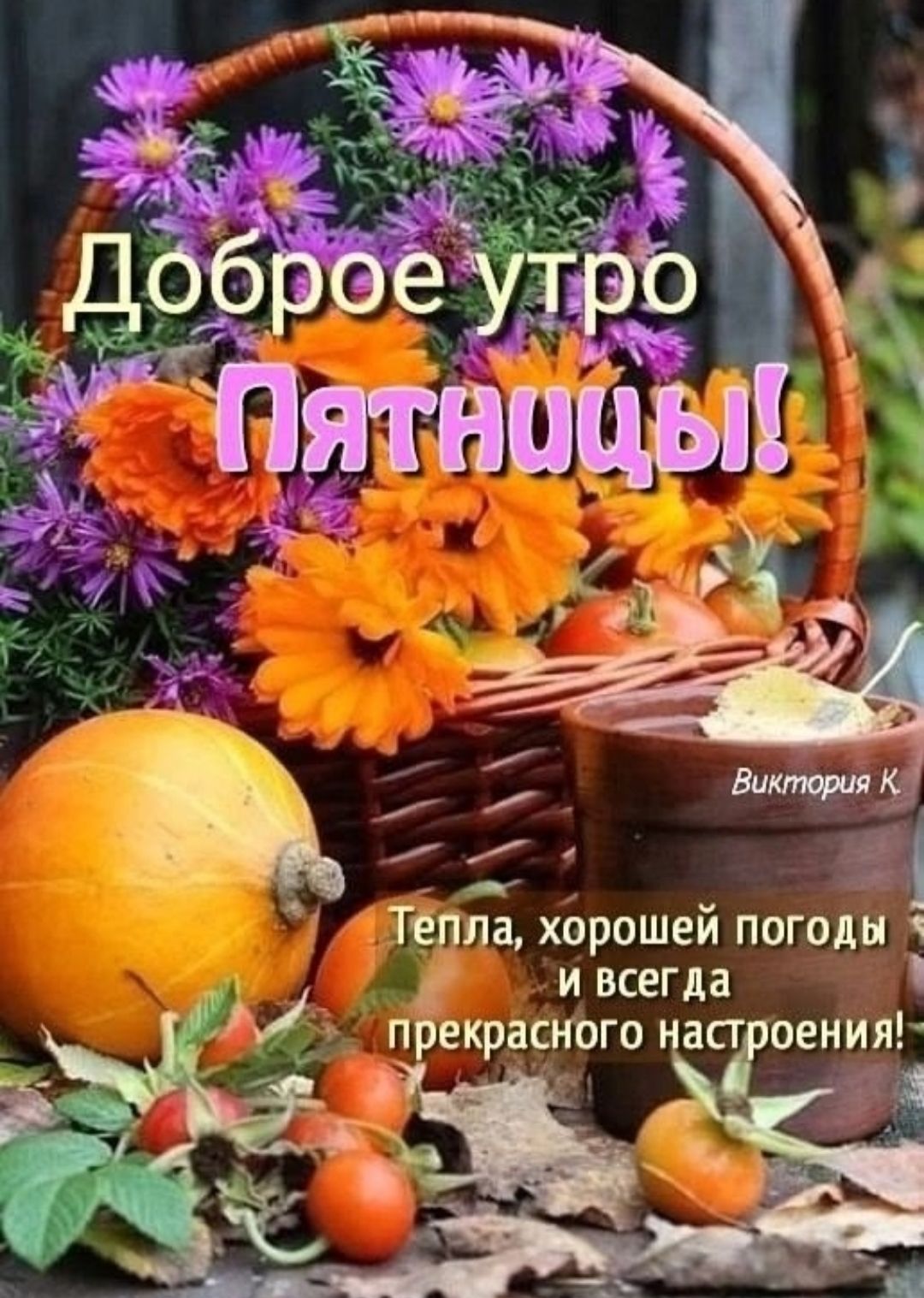 Доброе утро Пятницы! Тепла, хорошей погоды и всегда прекрасного настроения!