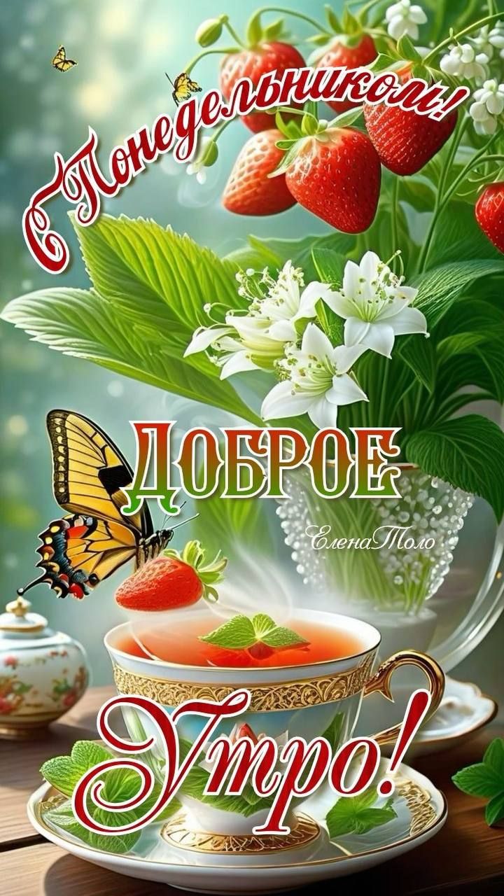 С Понедельником! ДОБРОЕ Утро!