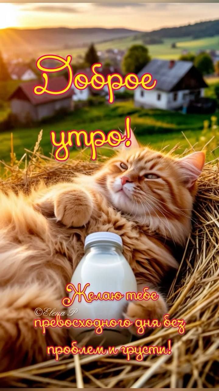 Доброе утро! Желаю тебе превосходного дня без проблем и грусти!