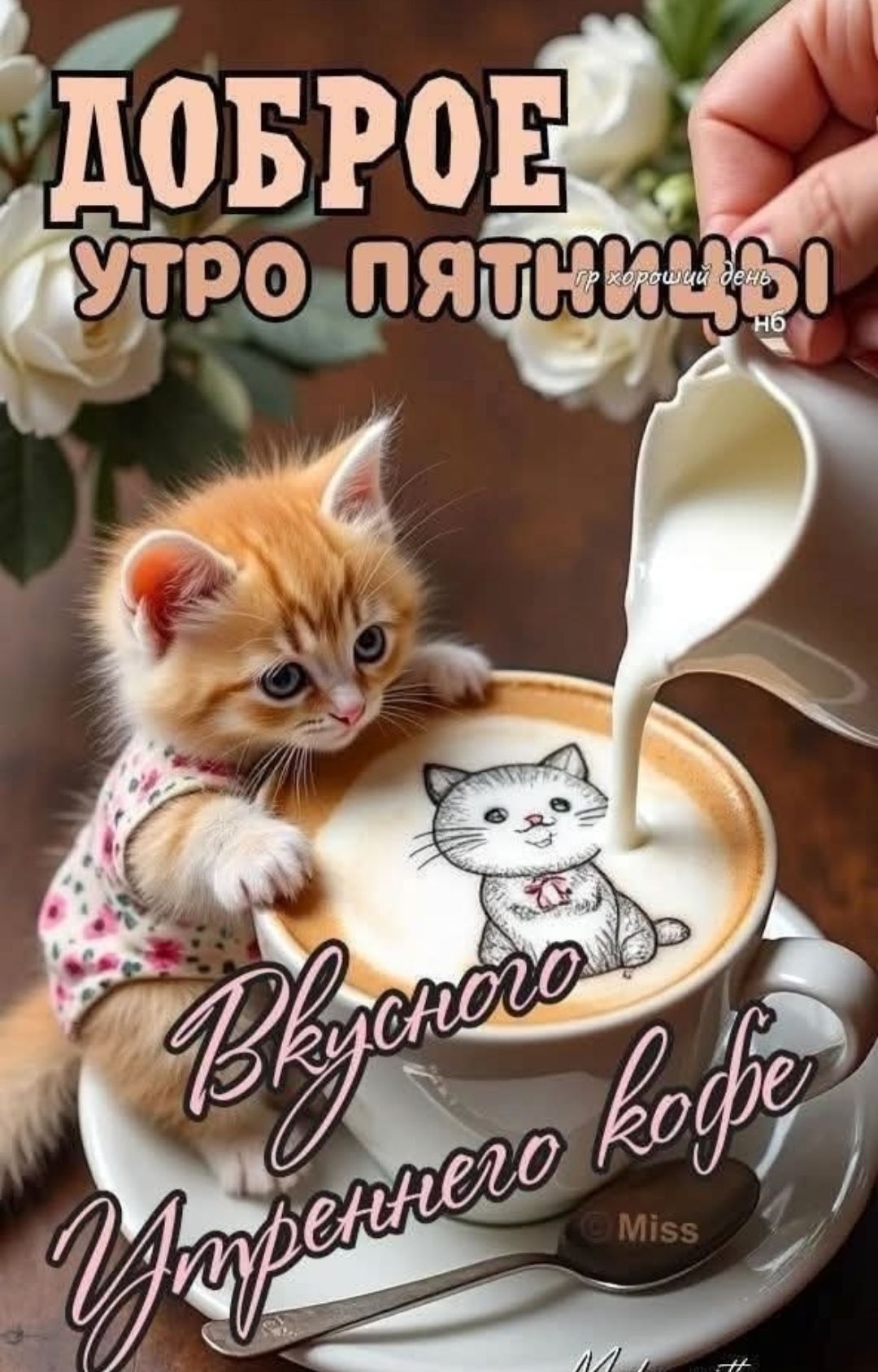 ДОБРОЕ УТРО ПЯТНИЦЫ! Вкусного Утреннего кофе