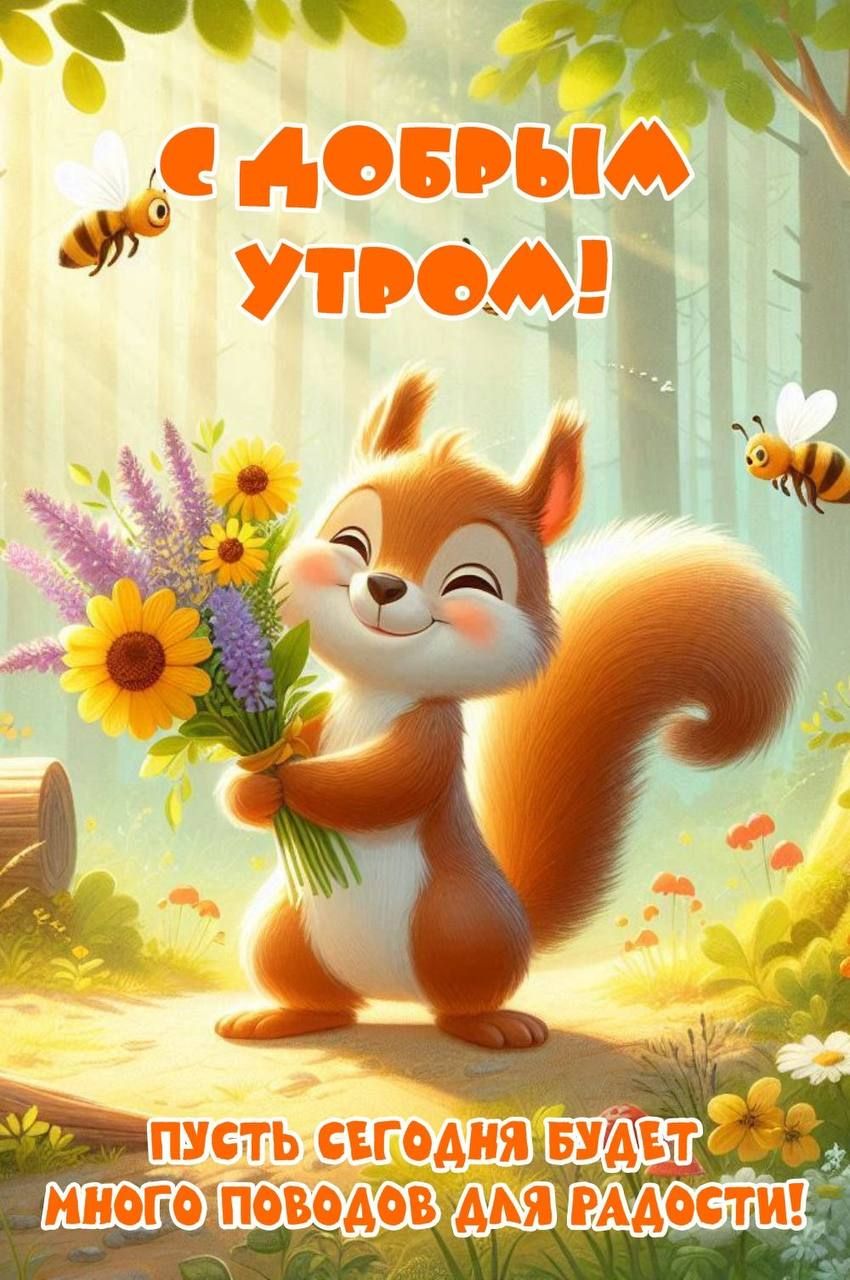 С ДОБРЫМ УТРОМ! ПУСТЬ СЕГОДНЯ БУДЕТ МНОГО ПОВОДОВ ДЛЯ РАДОСТИ!
