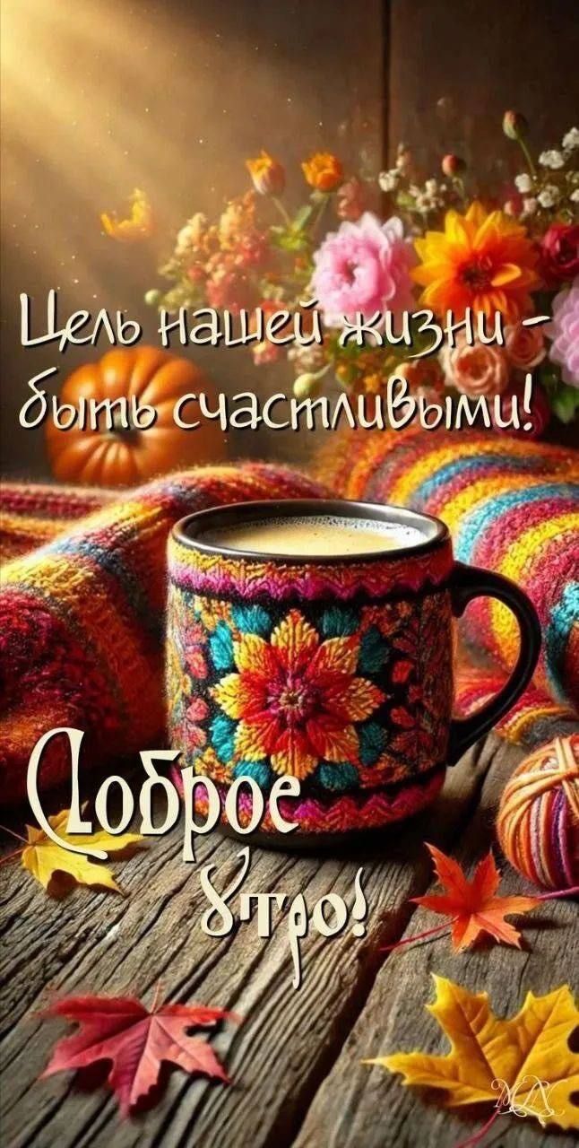 Цель нашей жизни - быть счастливыми!
Доброе утро!