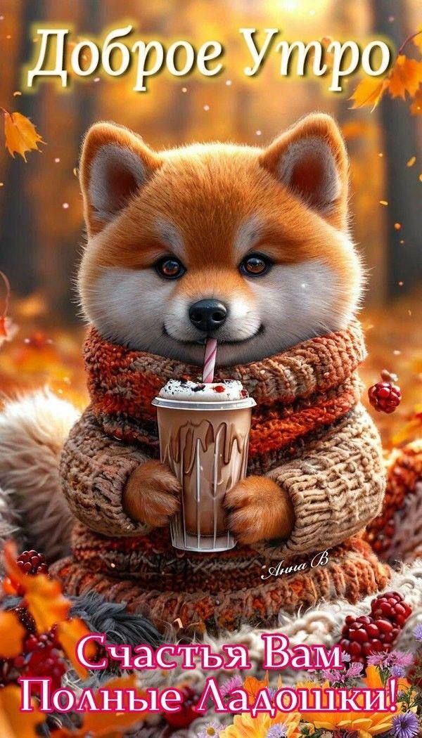 Доброе Утро
Счастья Вам Полные Ладошки!