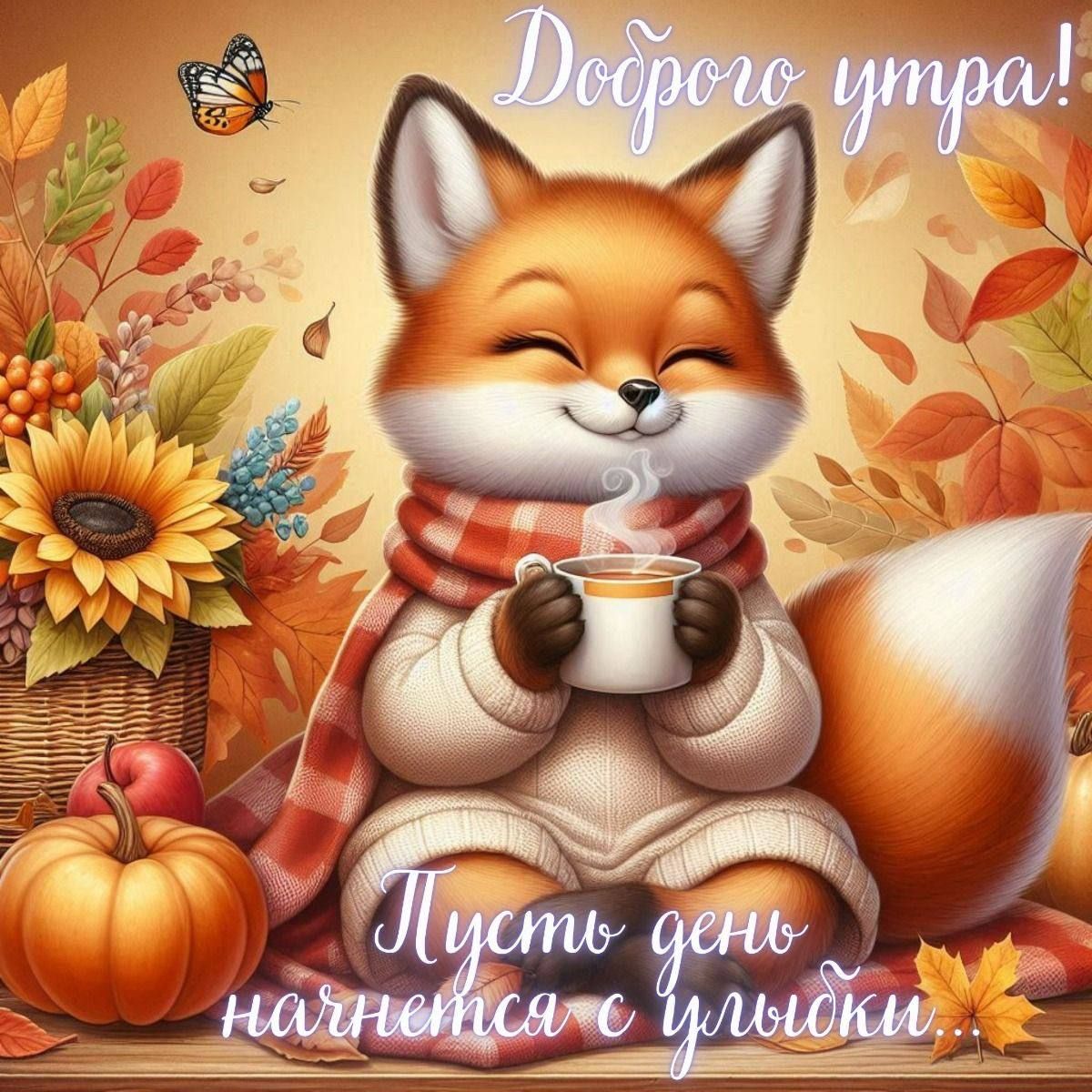 Добро утра!
Пусть день начнется с улыбки.