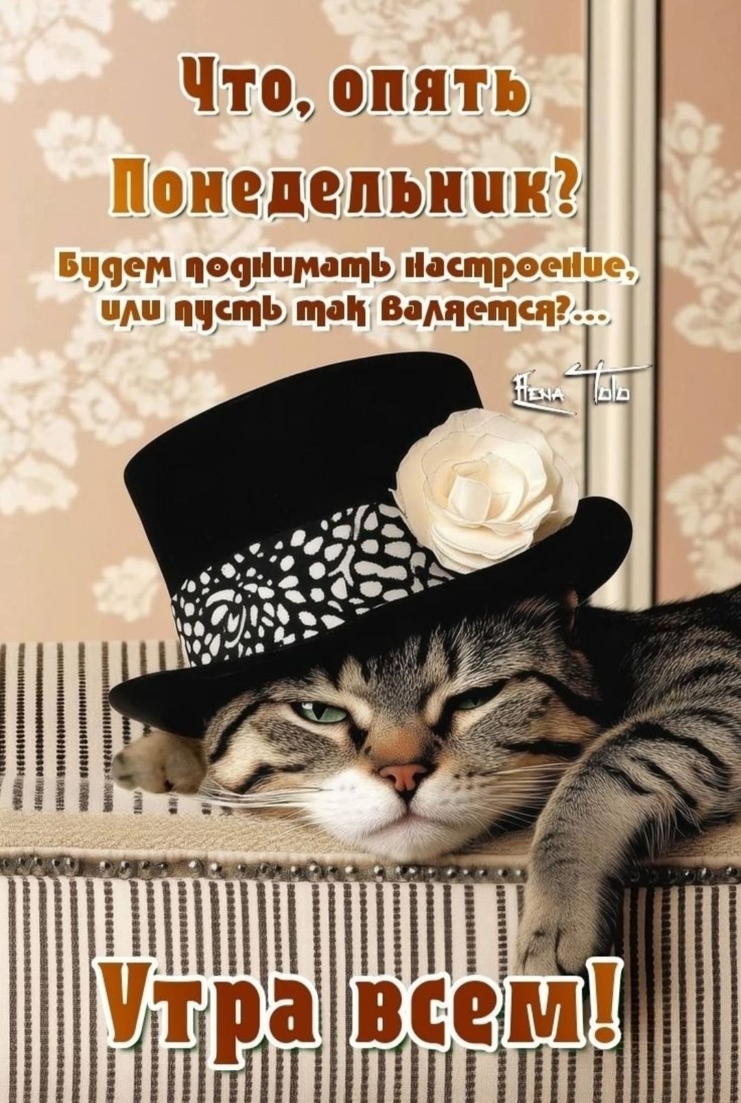 Что, опять Понедельник? Будем поднимать настроение, или пусть так валяется?... Утра всем!