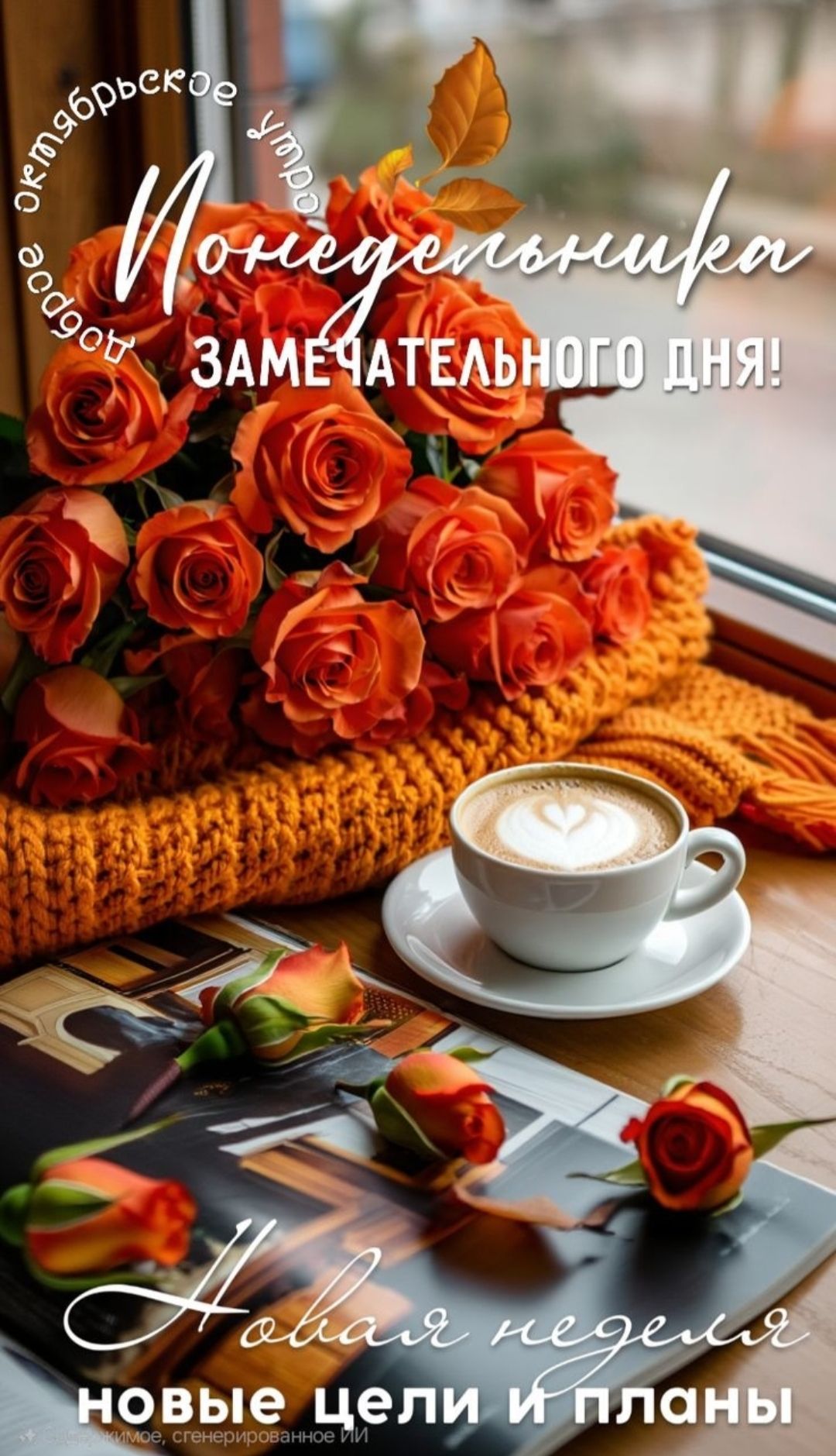 октябрьское утро Понедельник замечательного дня! Новая неделя новые цели и планы