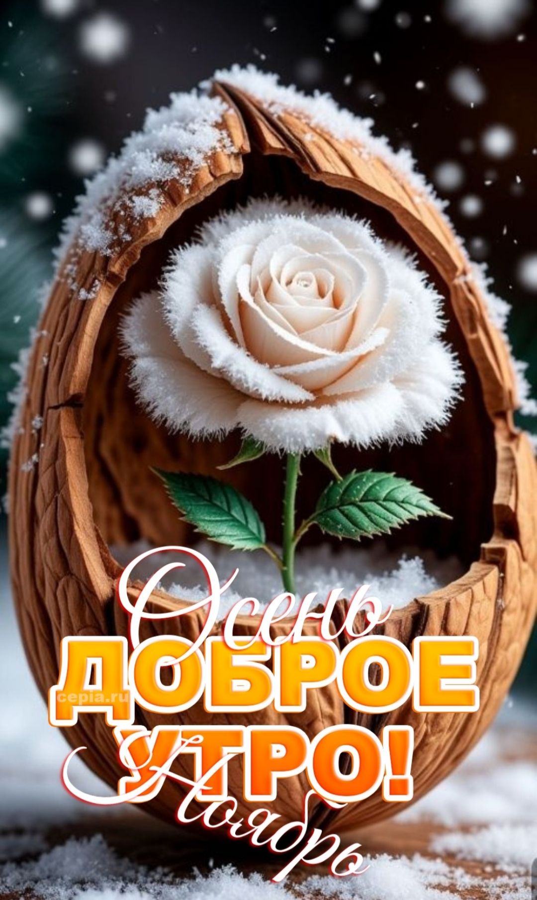 Осень доброе утро! настроение