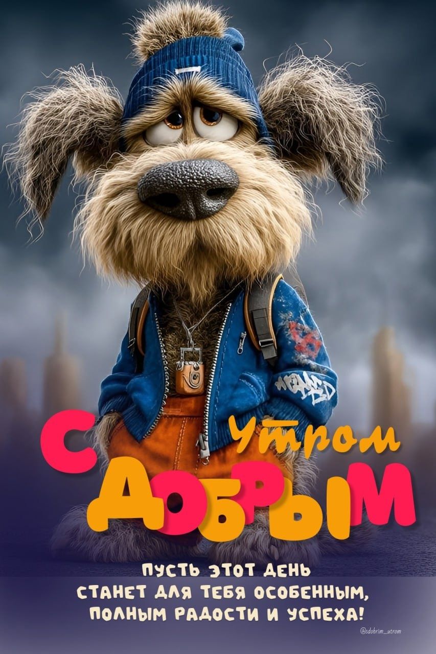 С УТРОМ ДОБРЫМ Пусть этот день станет для тебя особенным, полным радости и успеха!