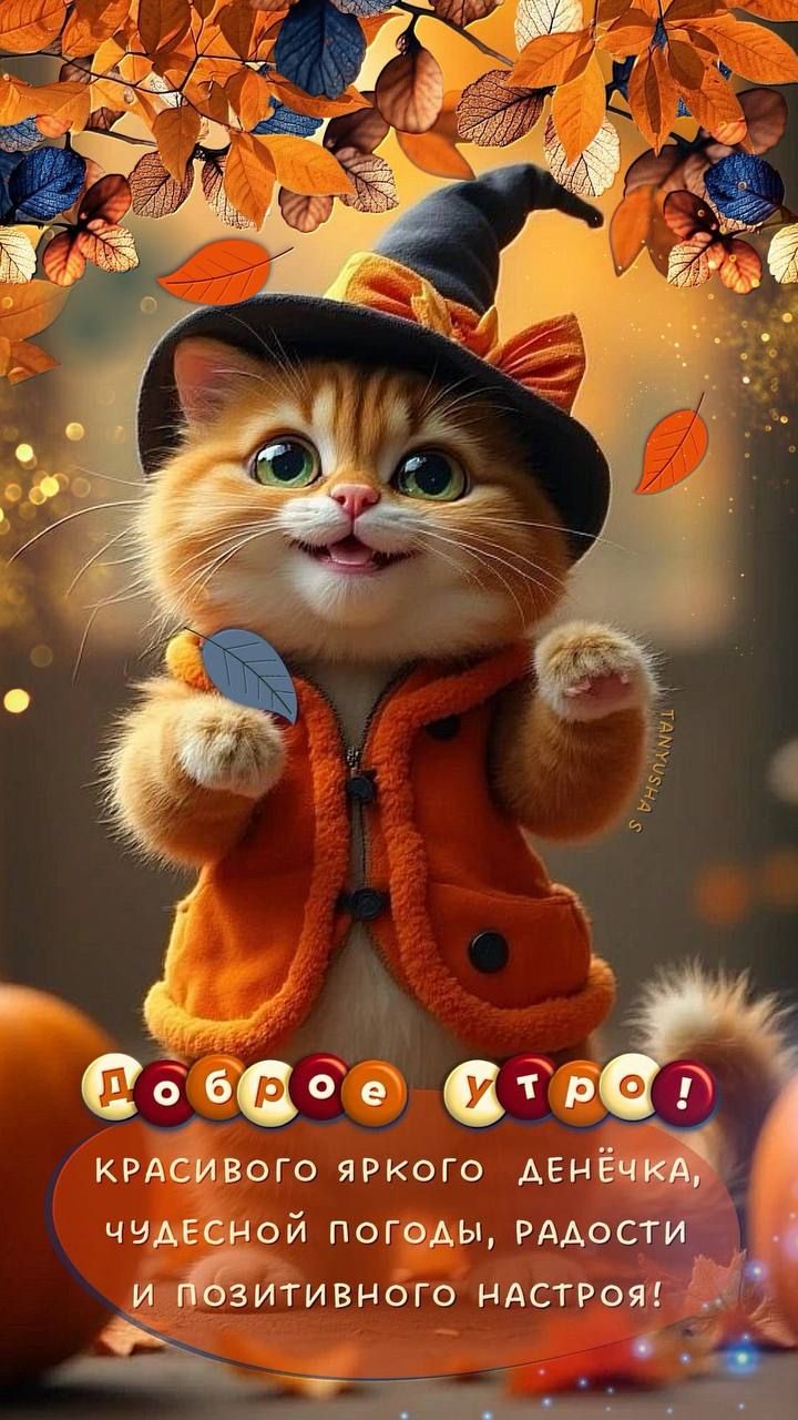 Доброе утро! Красивого яркого денёчка, чудесной погоды, радости и позитивного настроя!
