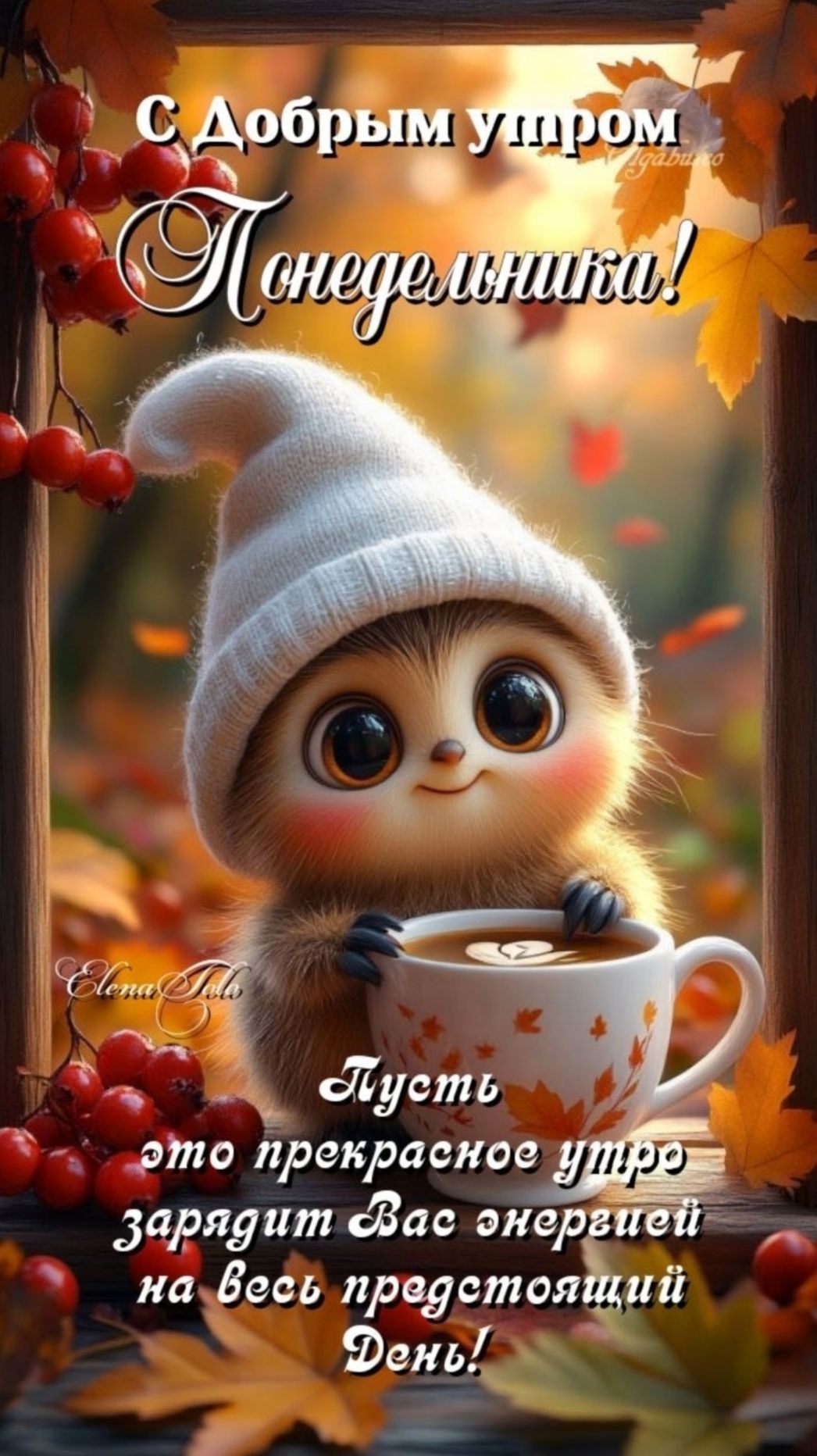 С добрым утром Понедельника! Пусть это прекрасное утро зарядит Вас энергией на весь предстоящий день!