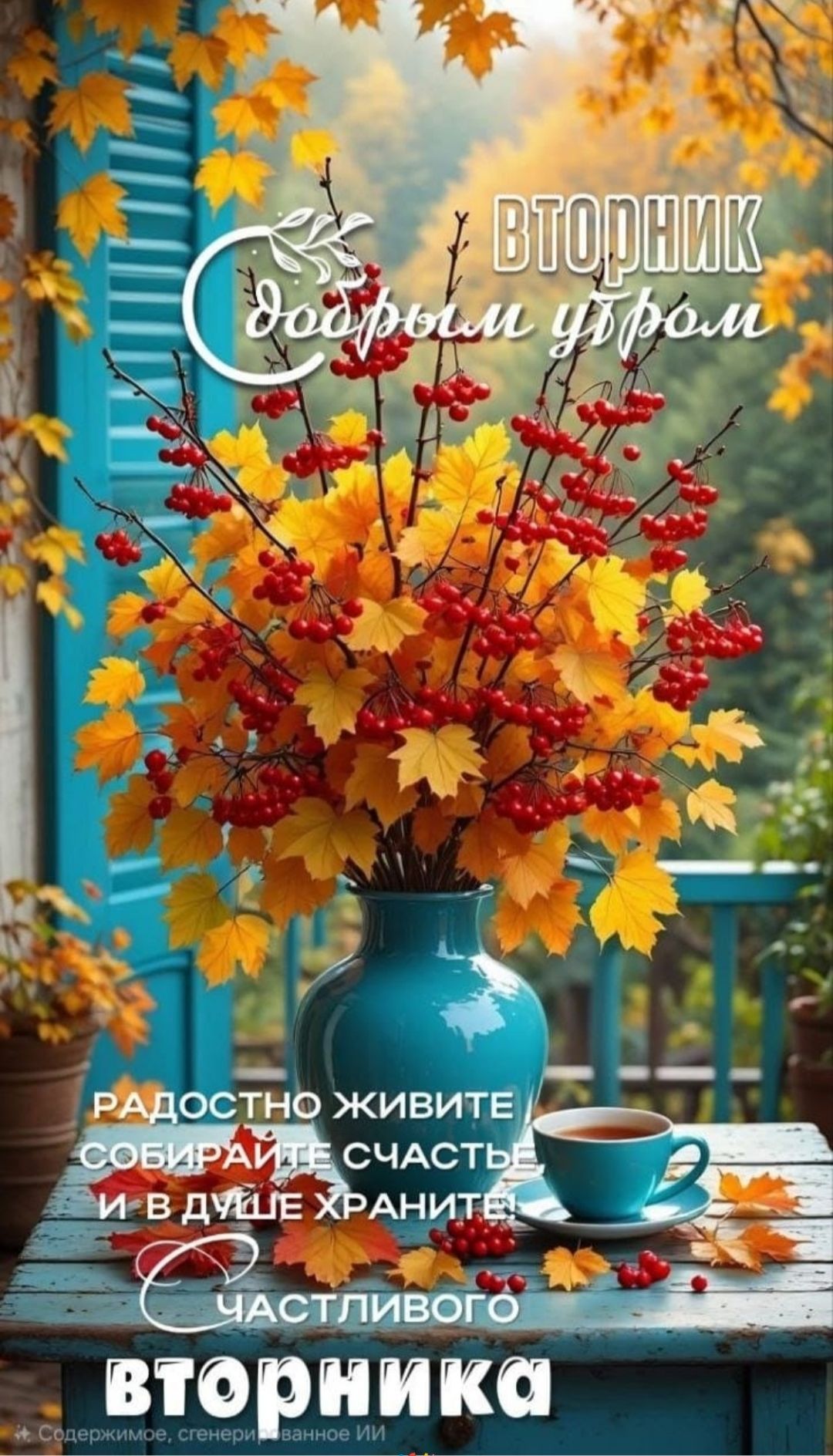 Добрым утром Вторник. Радостно живите, собирайте счастье и в душе храните. Счастливого вторника.