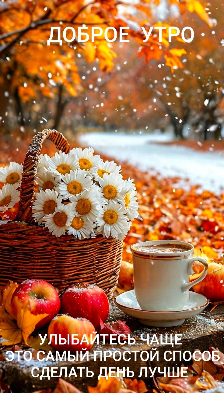 Доброе утро\nУлыбайтесь чаще это самый простой способ сделать день лучше