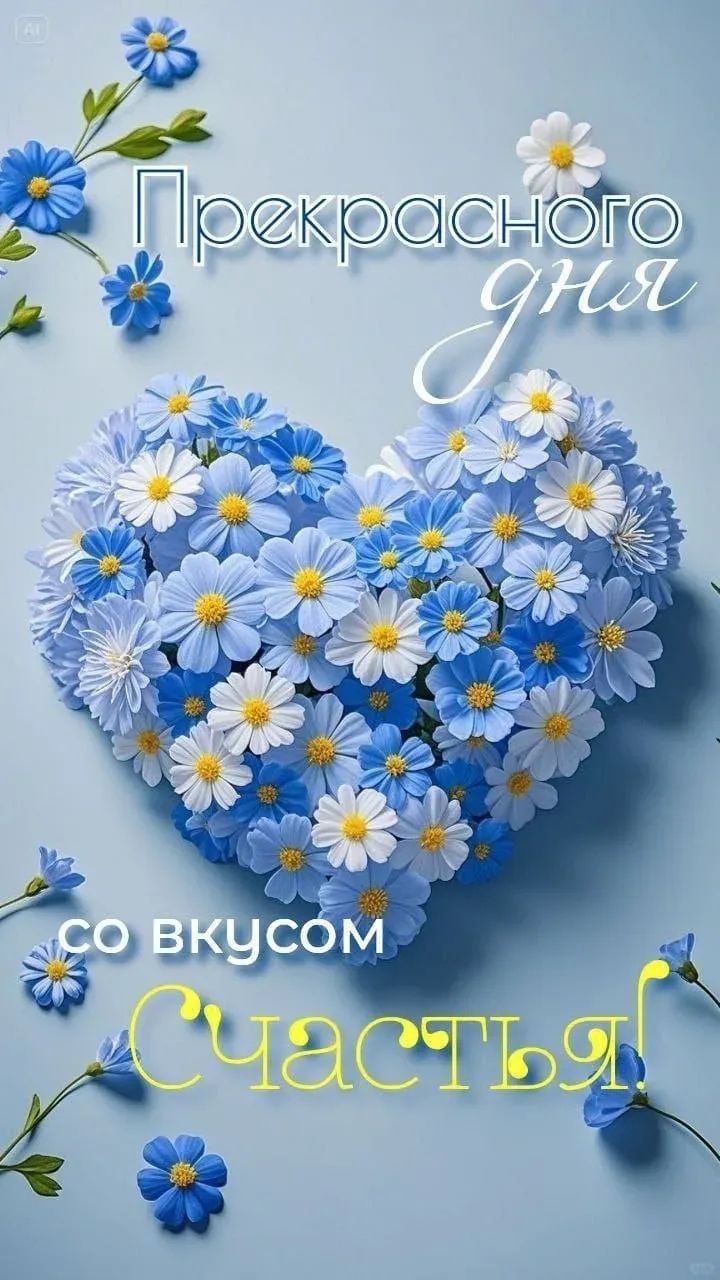 Прекрасного дня со вкусом счастья!