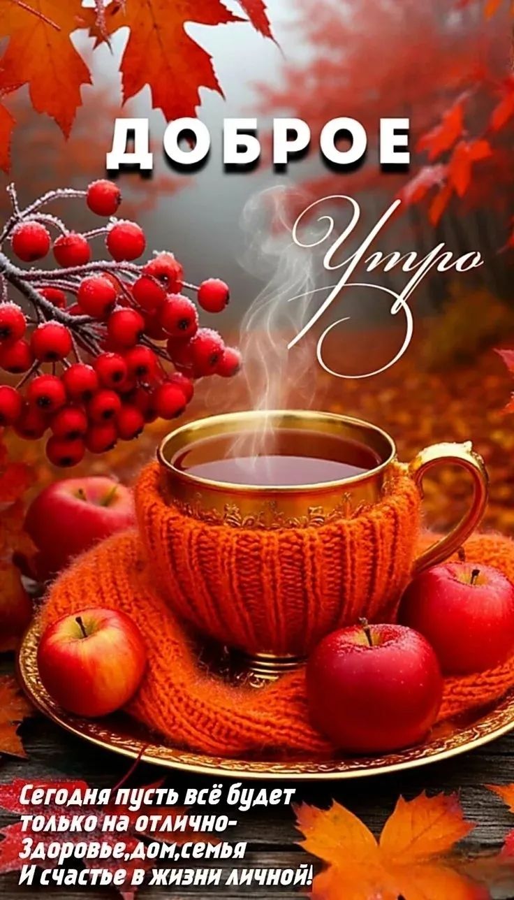 Доброе утро
Сегодня пусть всё будет только на отлично-Здоровье, дом, семья и счастье в жизни личной!