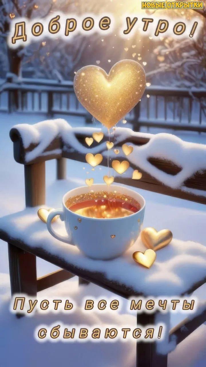 Доброе утро! Пусть все мечты сбываются!