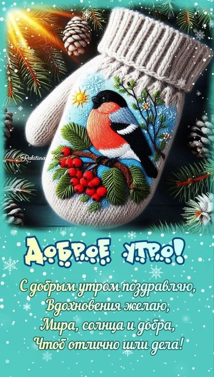 Доброе утро! С добрым утром поздравляю, вдохновения желаю, мира, солнца и добра, чтоб отлично шли дела!